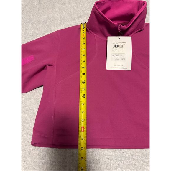 Arc’teryx Size Medium Oversized System A Women Lera Half Zip Sweatshirt Violet. - Picture 2 of 8